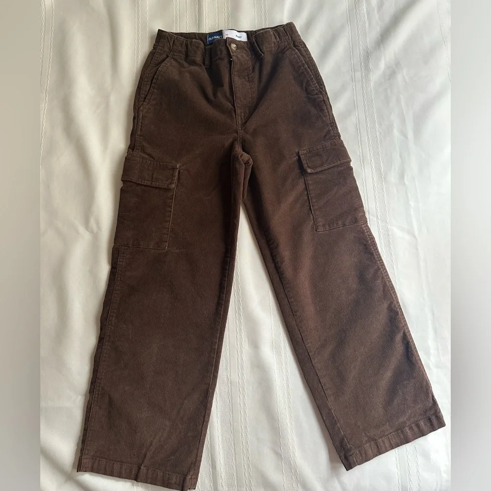 Old Navy Kids Chocolate Brown Cargo Pants